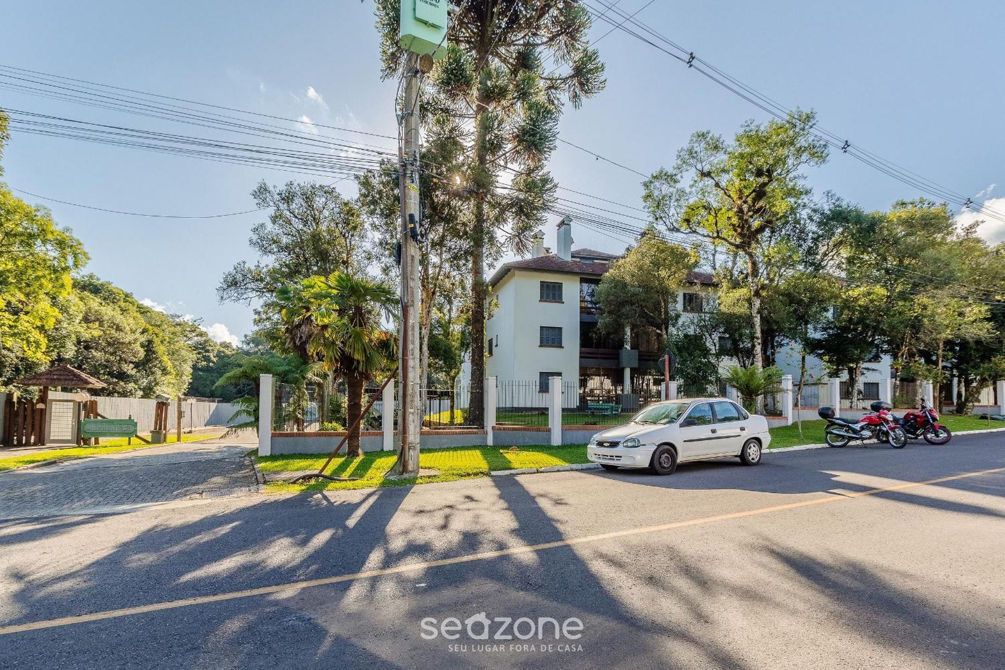 Apto Espacoso C/ Lareira Interna Em Gramado Avp105 Kültér fotó